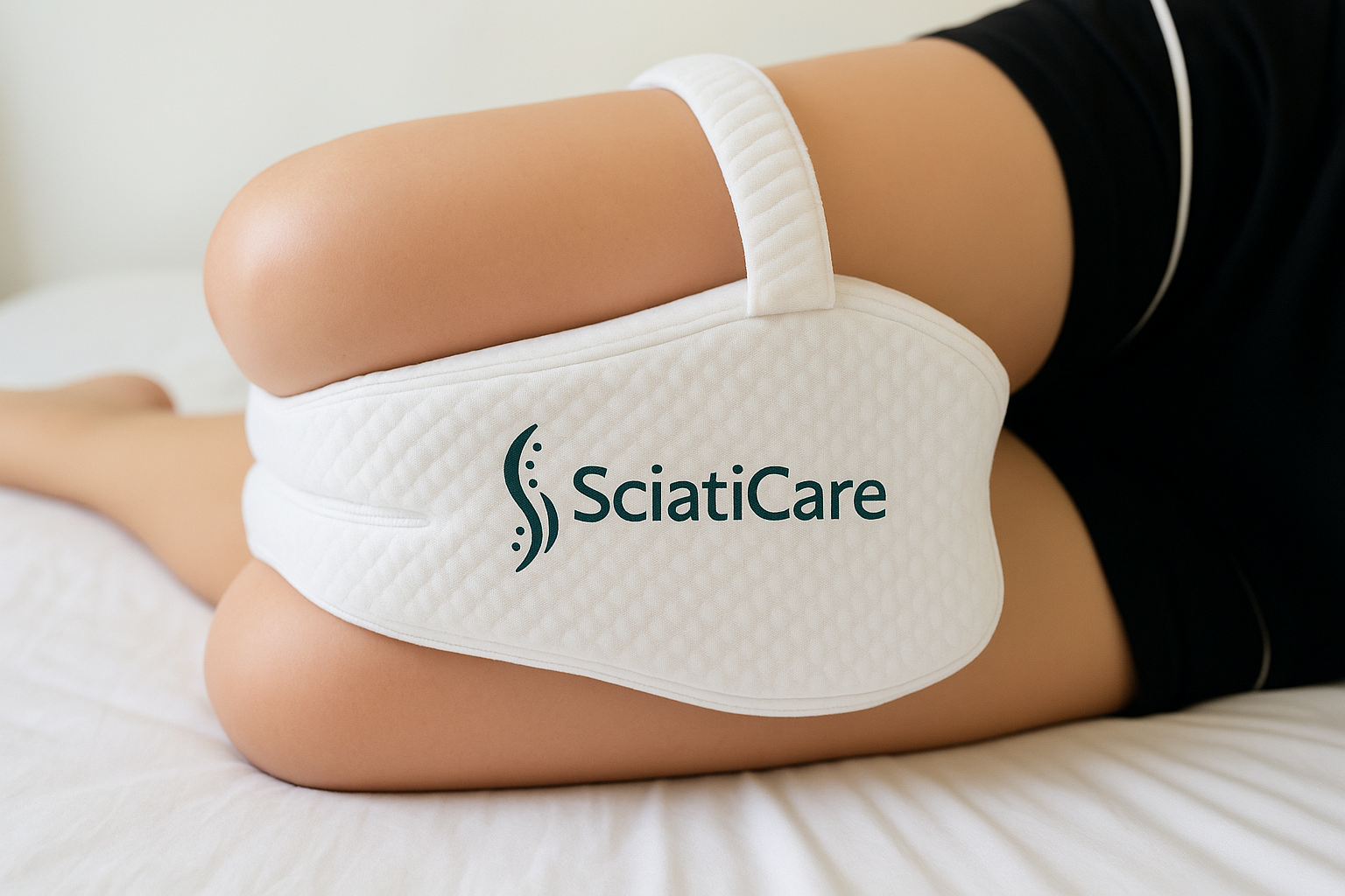 Oreiller Orthopédique SciatiCare™ - Alignement Hanche & Dos